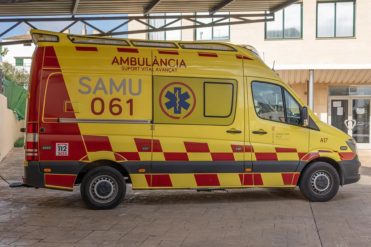 Nueve heridos, tres graves, al colisionar un autobús, una furgoneta y un coche en Mallorca