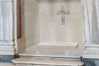 Así será la tumba del Papa: primera fotografía del sepulcro de Francisco en Santa María la Mayor