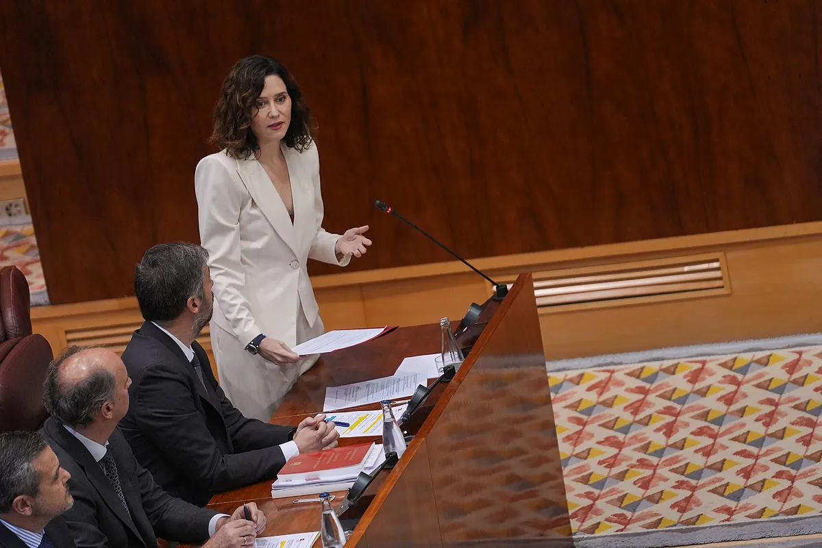 Ayuso alardea de la Fórmula 1 frente a una izquierda "triste": "Intentan desguazar los grandes eventos, no soportan un Madrid internacional"