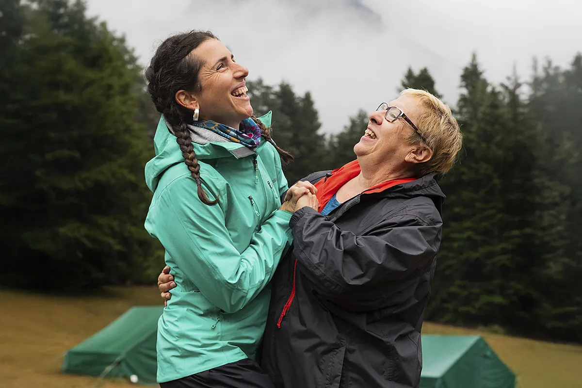 Una semana en un campamento sólo para mujeres: "Estoy viviendo un sueño: nunca había viajado sin mi marido"