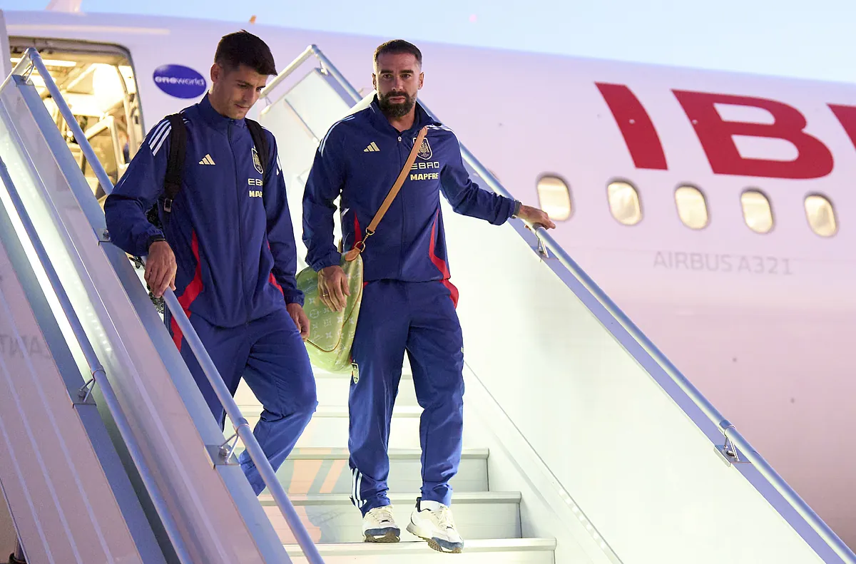 Morata olvida sus fantasmas con España: "Si te llaman, aquí hay que venir aunque sea para llevar el material"