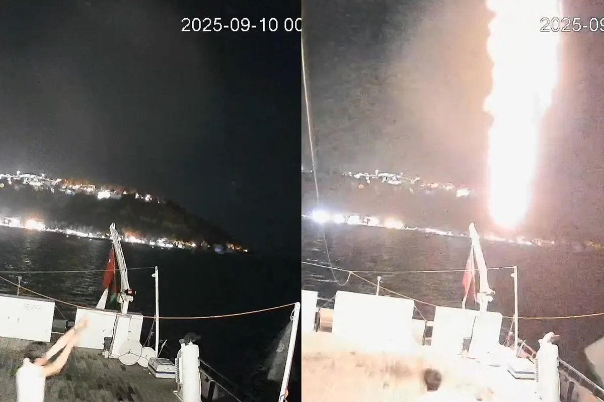 La Flotilla denuncia un segundo ataque por dron que ha provocado un incendio en cubierta