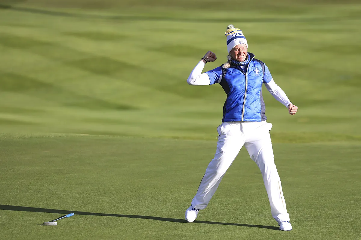 Suzann Pettersen, la leyenda que dejó el golf tras formar una familia: "Desde que fui madre desapareció la necesidad de ser la mejor"