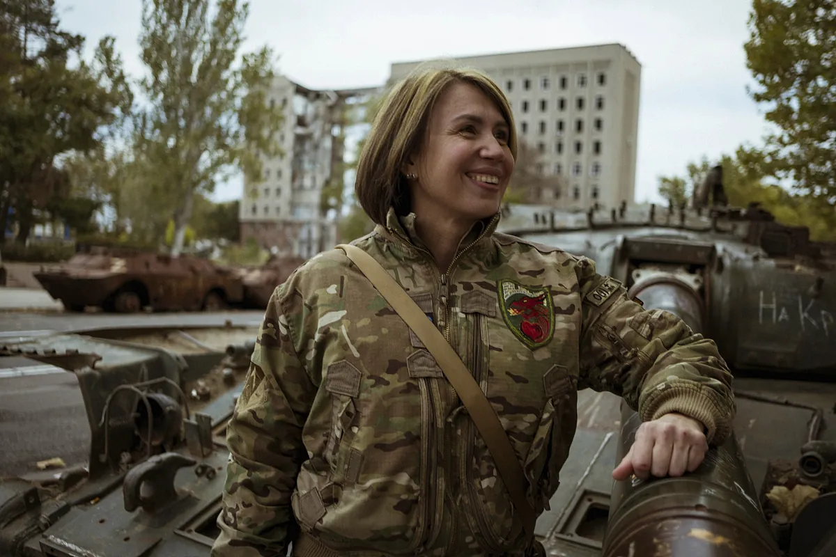 Tetyana Chornovol, única diputada en el frente de Ucrania: "El trabajo de política es más difícil. Aquí veo al enemigo y 'pum'"