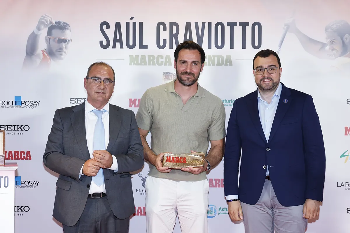 Saúl Craviotto, galardonado con el Premio Marca Leyenda