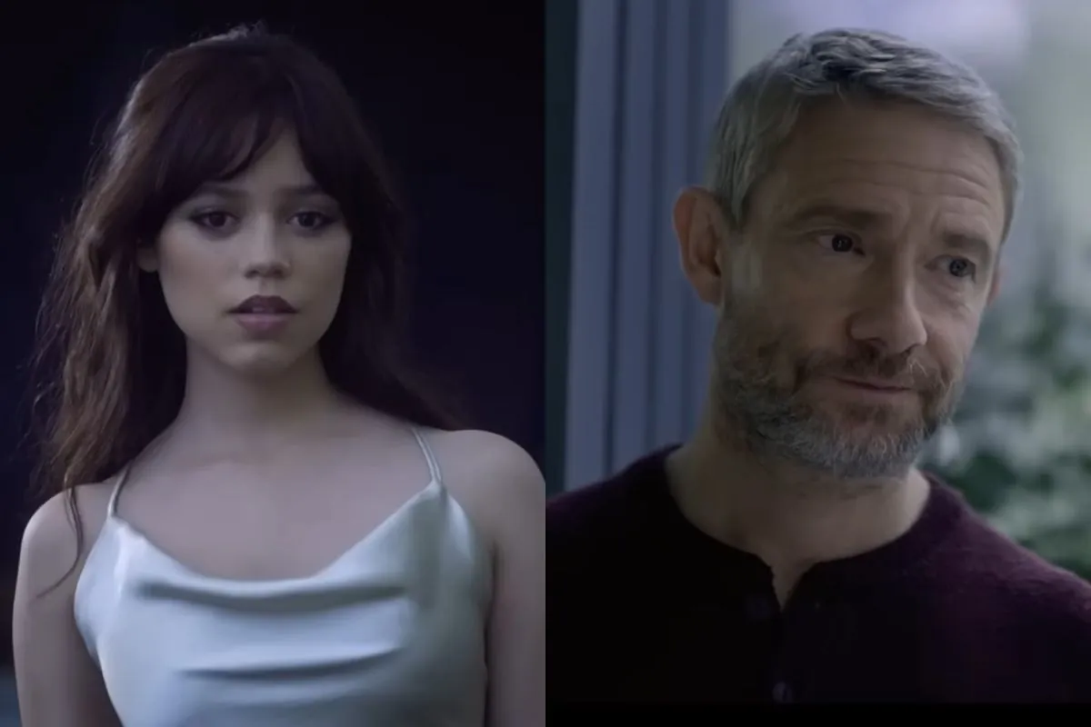 Polémica por las escenas sexuales de Jenna Ortega (21) y Martin Freeman  (52) en Millers Girl | Cine