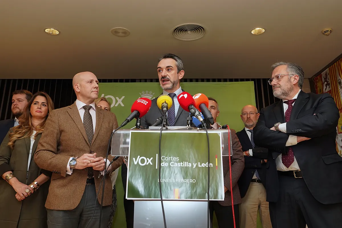 Castilla ve Len'de Vox: Konsolide olmadan, aşağı doğru anketler ve yönetimi yönetmek için sıçradığı bölgede belirleyici olma zorluğundan önce