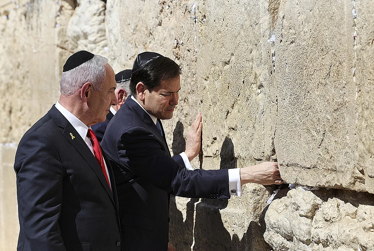 Netanyahu recibe a Marco Rubio en Jerusalén: "La alianza entre Israel y EEUU nunca ha sido tan fuerte y sólida"