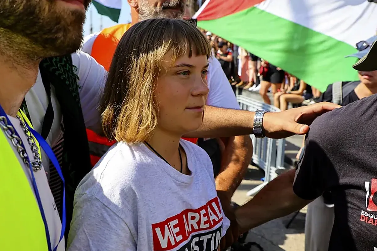 Greta: "Esto no trata de por qué navegamos sino de Palestina"