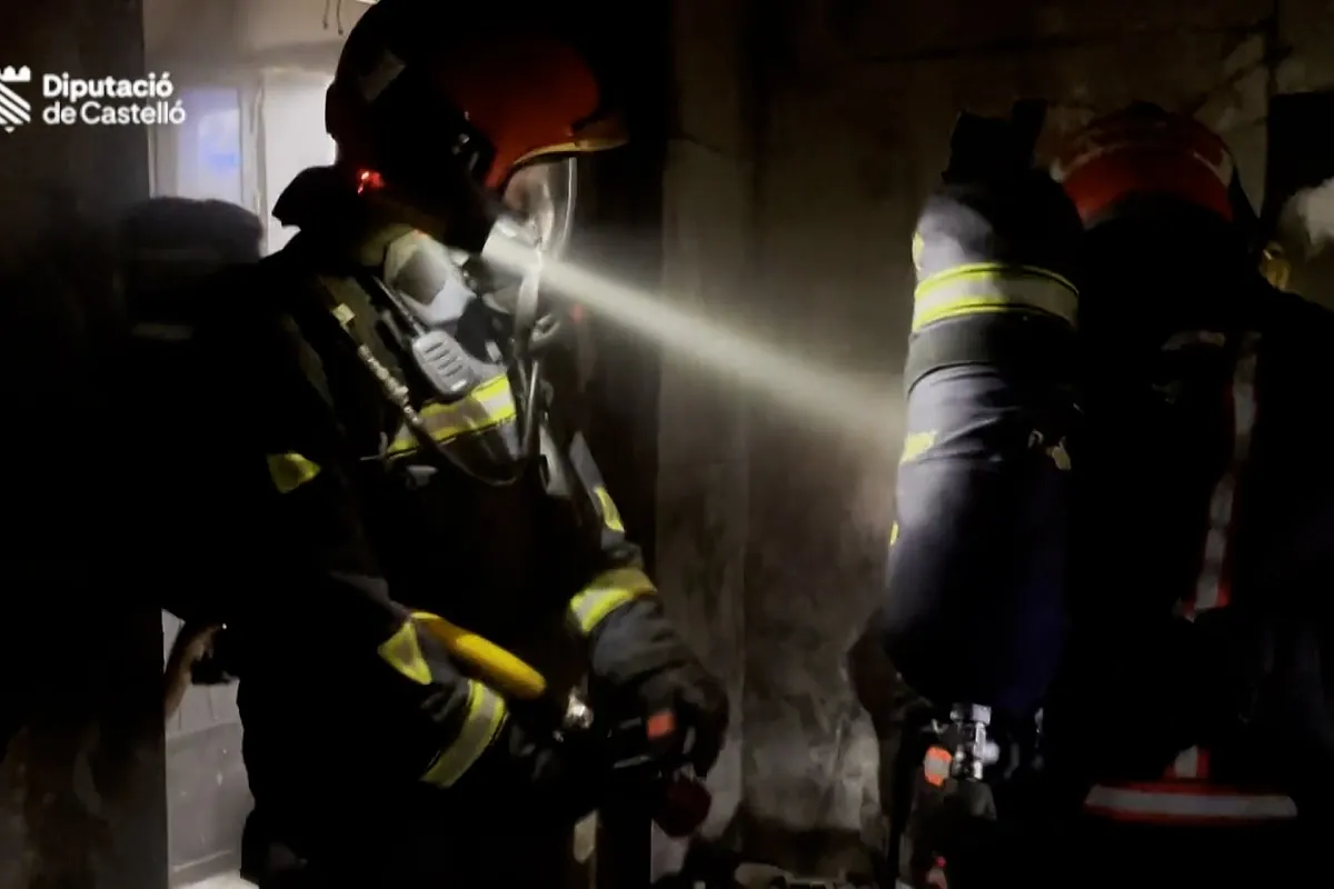 Así ha quedado una casa tras caerle un rayo en Onda, Castellón