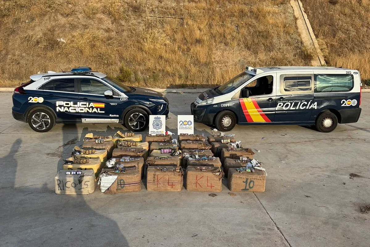 Detienen a un hombre con una tonelada de hachís navideño valorado en cinco millones de euros