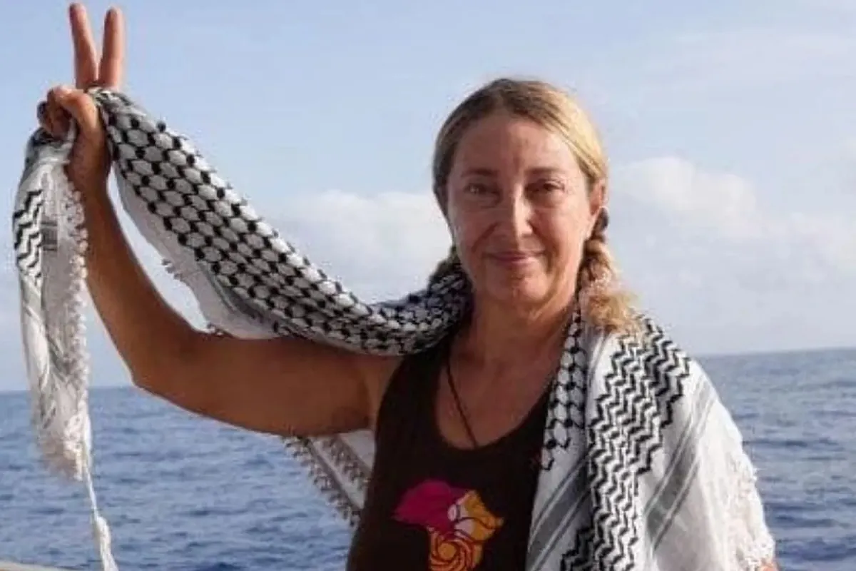 Reyes Rigo y otros cinco miembros de la Flotilla a Gaza viajan ya de vuelta a España y llegarán mañana a Madrid
