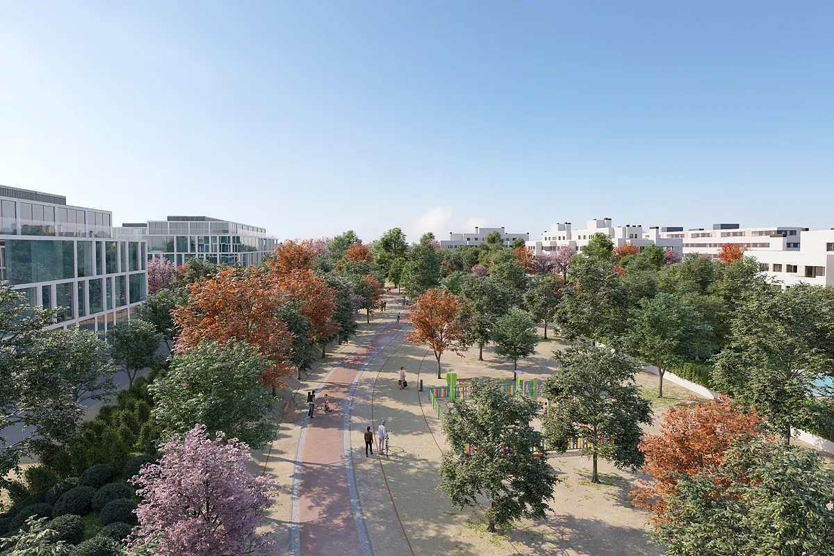 Chalés con jardín y pisos con ático, 30 hectáreas de zonas verdes... Así es el nuevo barrio que va a revolucionar la zona sur de Madrid