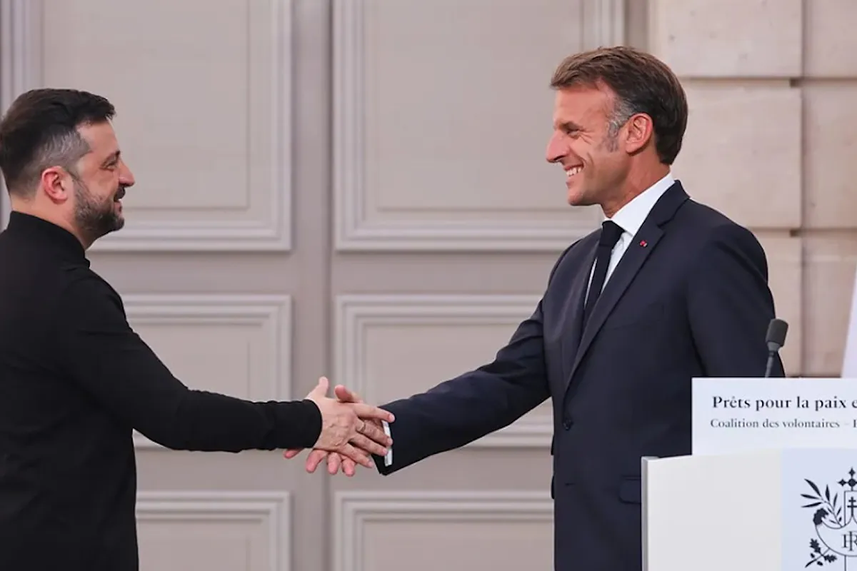 Macron insiste en que el despliegue de fuerzas no son para enfrentarse militarmente Rusia