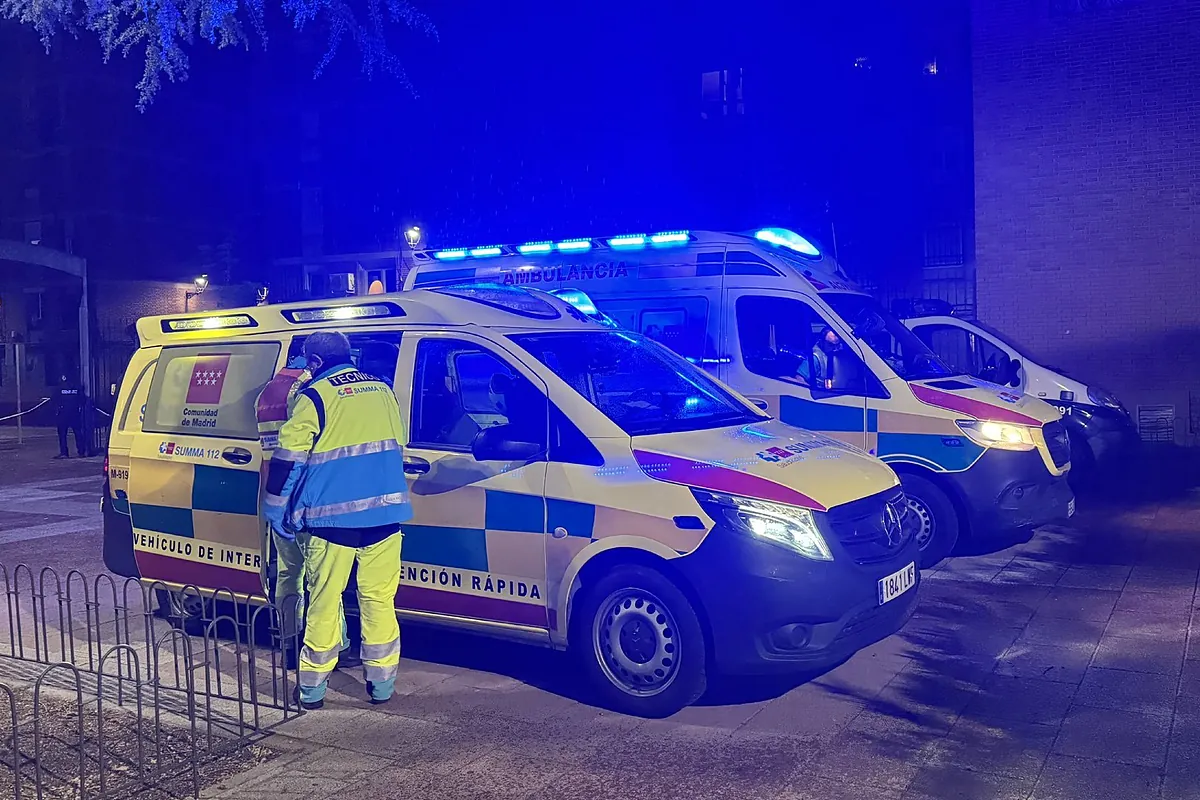 Torrejn'de bir bacakta 62 yaşındaki bir adam ciddi yara