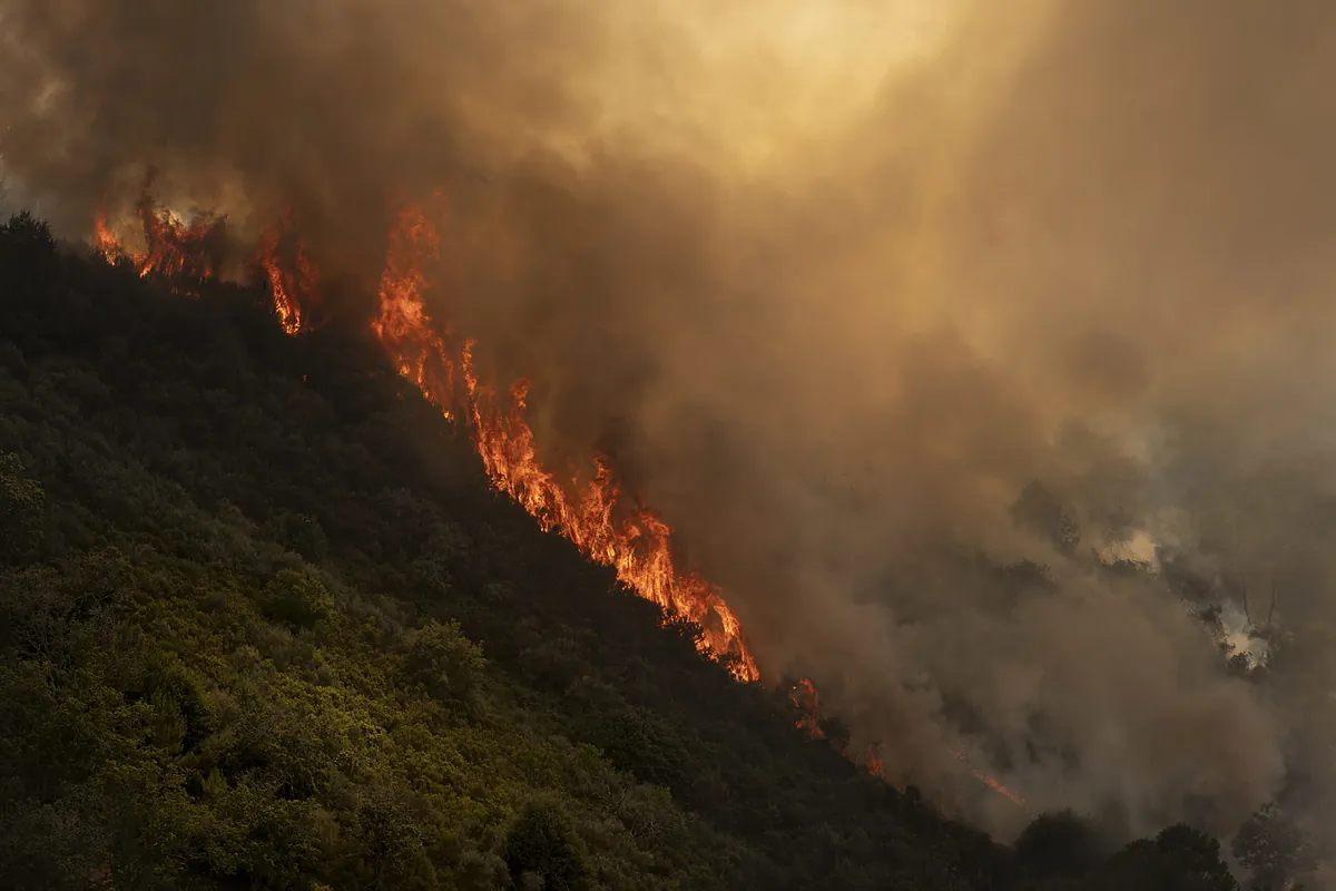 La UME lucha contra el fuego en Ourense mientras llega la calma a Ávila y Las Hurdes