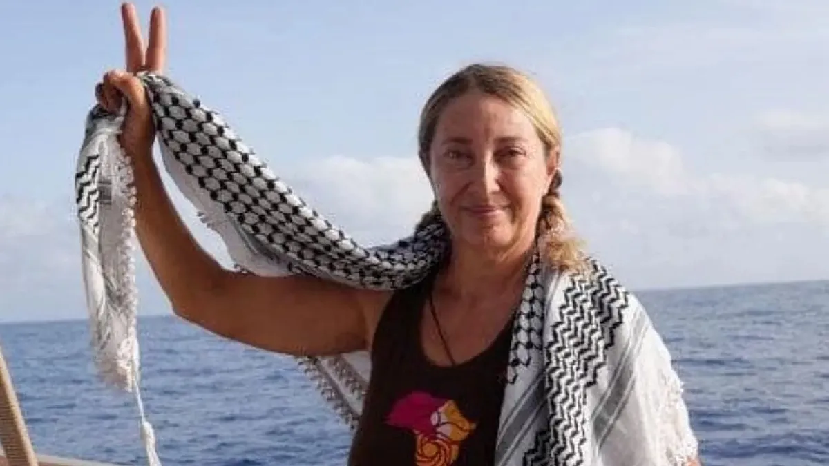 Reyes Rigo, la última española de la Global Sumud Flotilla, regresará hoy a España tras pactar con la Fiscalía israelí