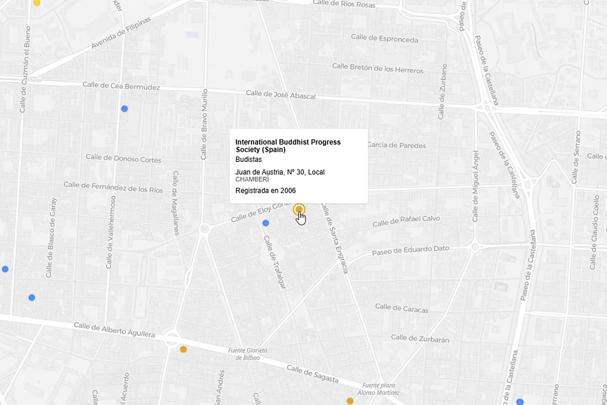 El polígono de los evangélicos: 19 iglesias se concentran en apenas unas calles de Carabanchel, el distrito con más templos no católicos de la capital
