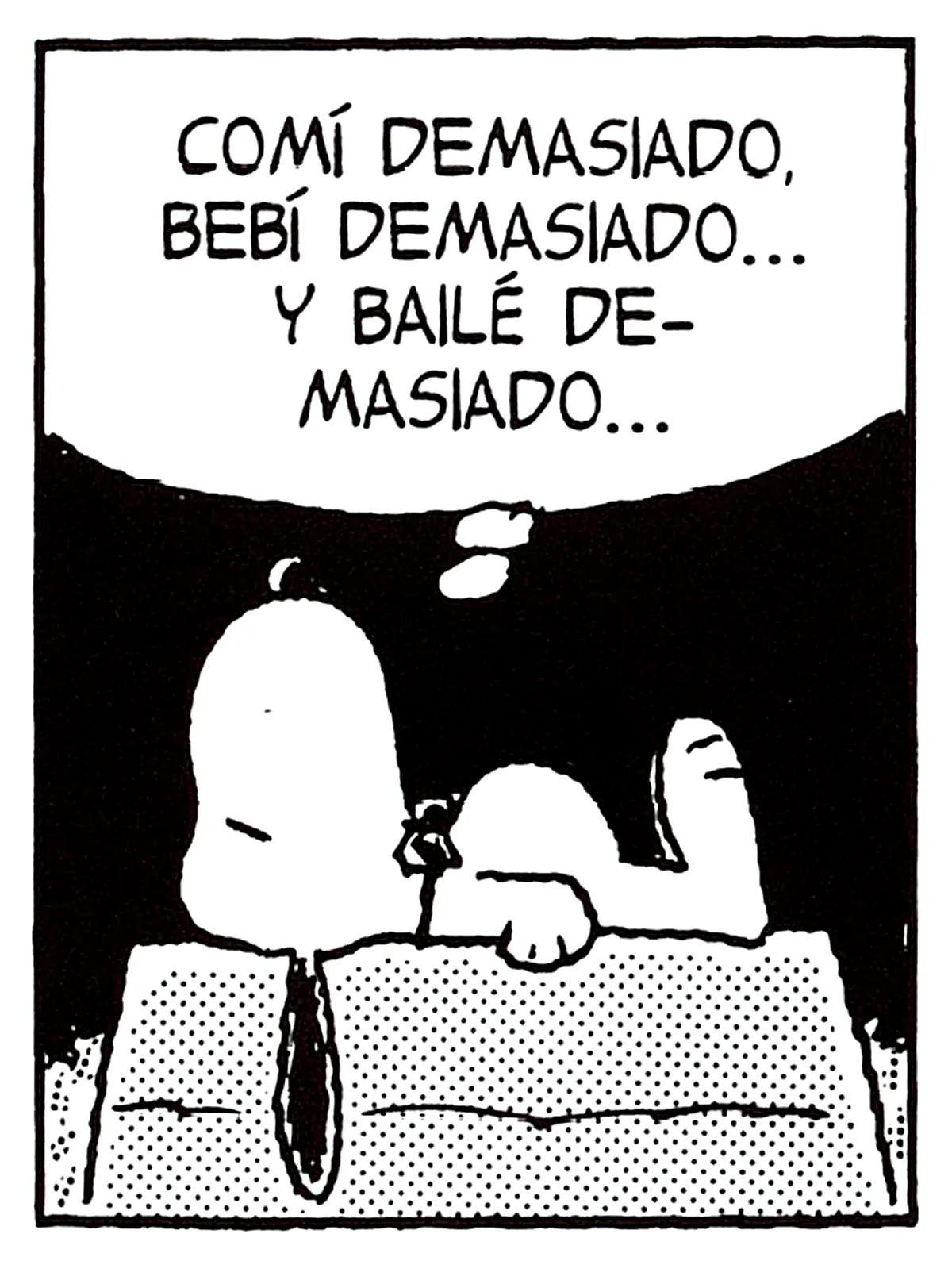 charlie brown y snoopy en blanco y negro
