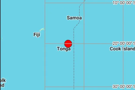 Doğu Tonga'da 7.1 büyüklüğünde bir depremle Tsunami'nin uyarısını devre dışı bırakın