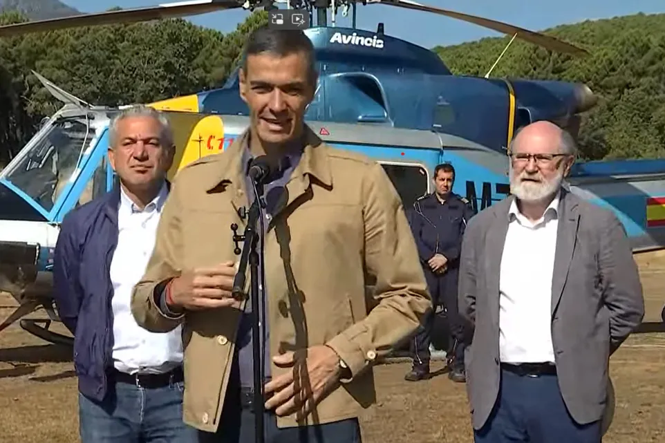 Sánchez visita una base de las Brigadas Forestales en León sin invitar ni informar a Mañueco