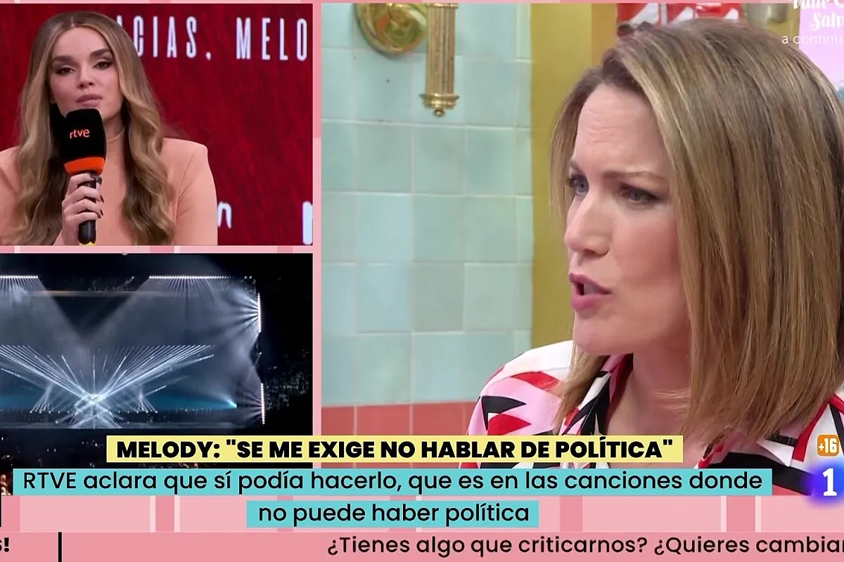 Silvia Intxaurrondo, tajante con "la mentira" de Melody para no hablar de Israel: "Hay que ver si está escurriendo el bulto o si no habla para que no arda Troya"
