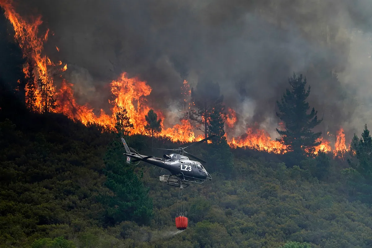 Así está la situación de los incendios en Castilla y León, Galicia y Asturias hoy, jueves 28 de agosto