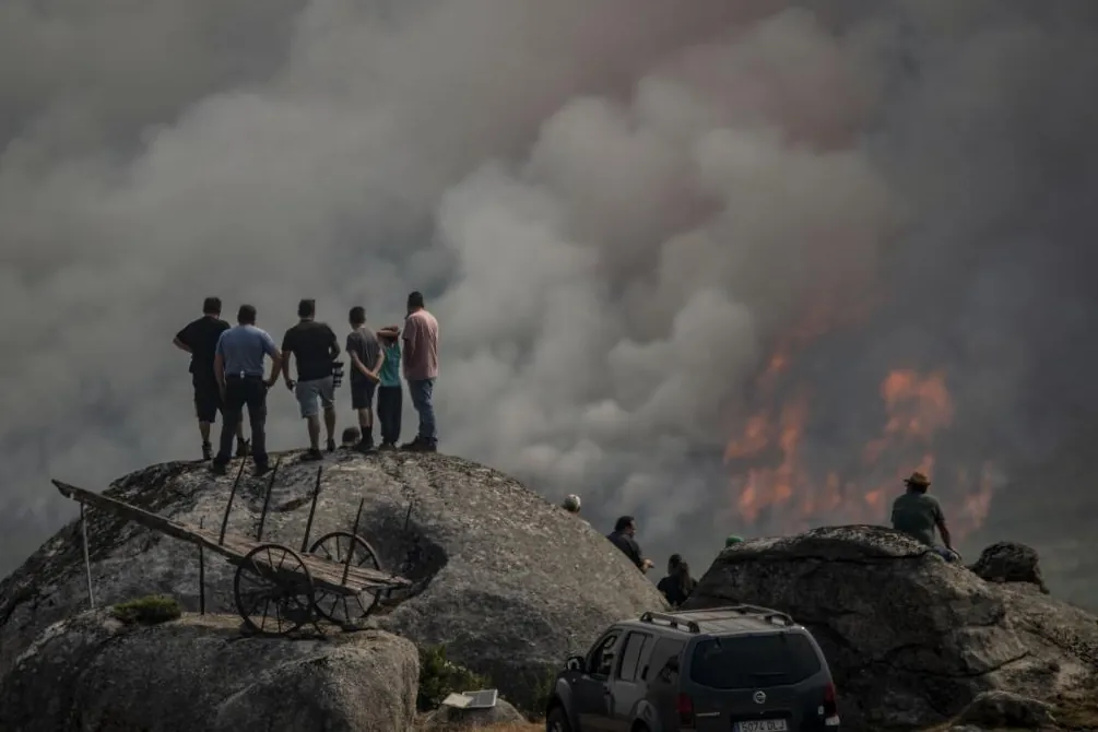 Ciddi Yaralı İki Asker, aracı sığır taşıyan bir başkasıyla çarpıştığında yangınlar tarafından Ourense'e gönderilen UME'den iki askeri yaralandı
