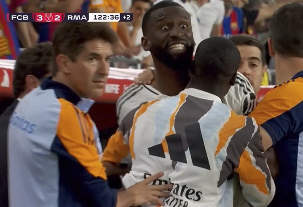 Sanciones en la final de la Copa del Rey: Rüdiger y Vázquez penalizados