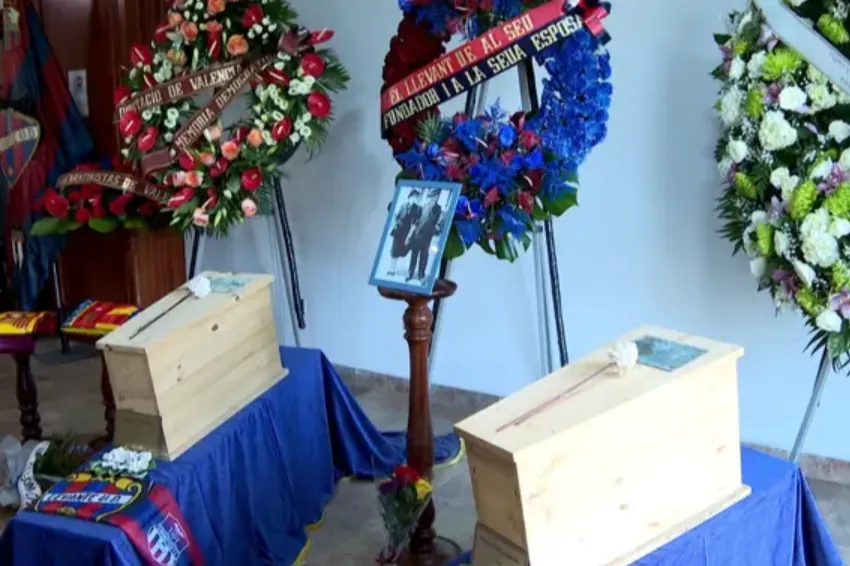El Levante rinde homenaje a su fundador tras la exhumación y el traslado de sus restos desde Francia, donde murió exiliado