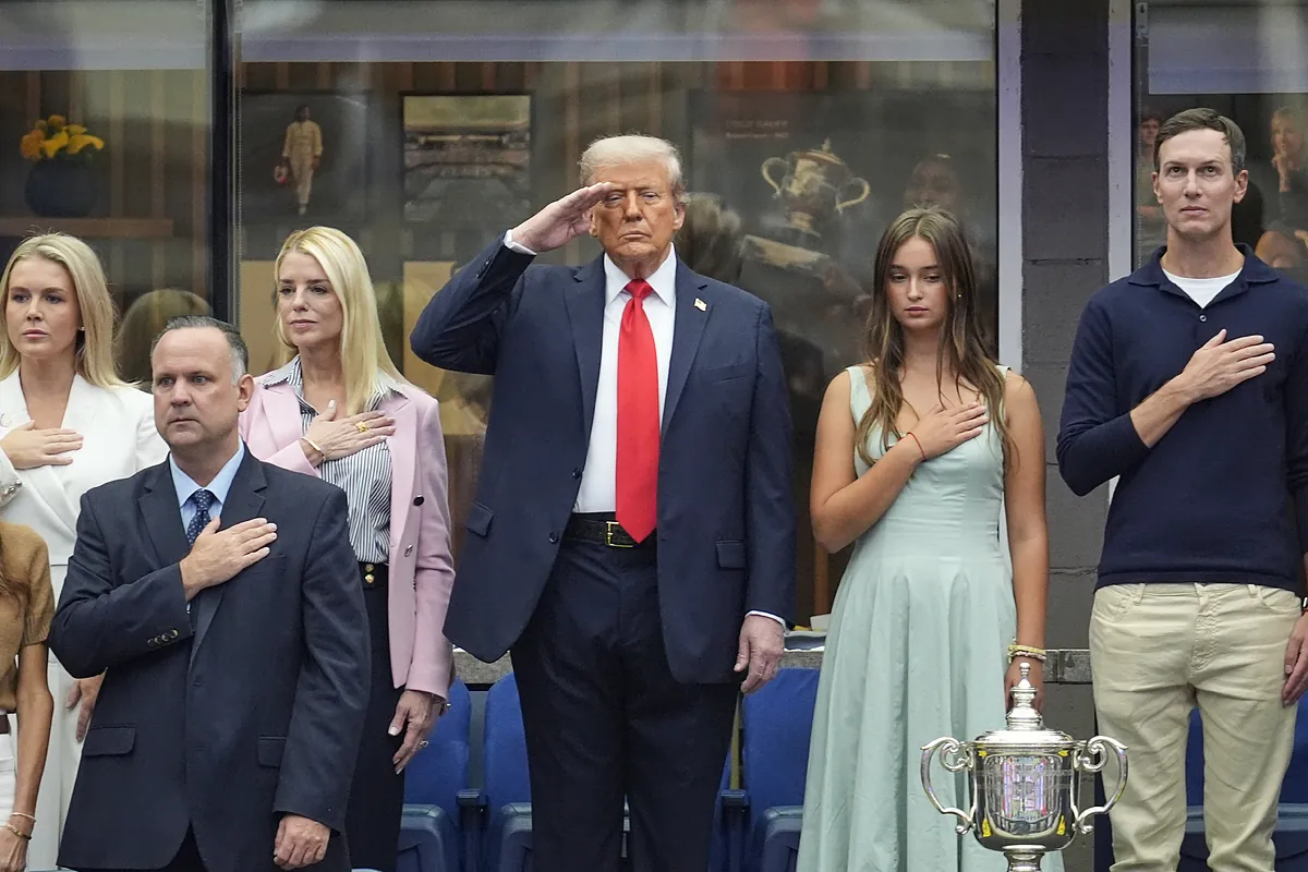 La final del US Open comienza con casi una hora de retraso por la presencia de Trump