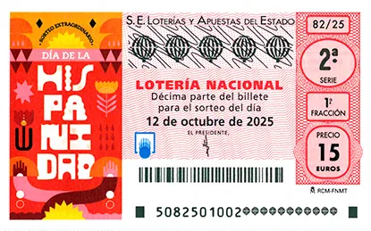 Sorteo Extraordinario del Día de la Hispanidad 2025 de la Lotería Nacional horario, dónde ver por TV y online y premios