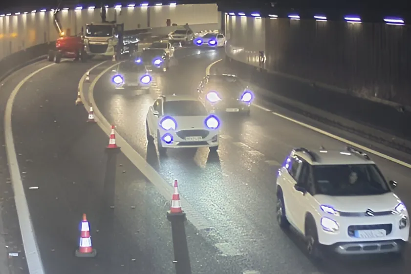 El misterioso corte del túnel de la M-30 en Pirámides: un socavón en superficie y aún sin fecha de reapertura por las lluvias