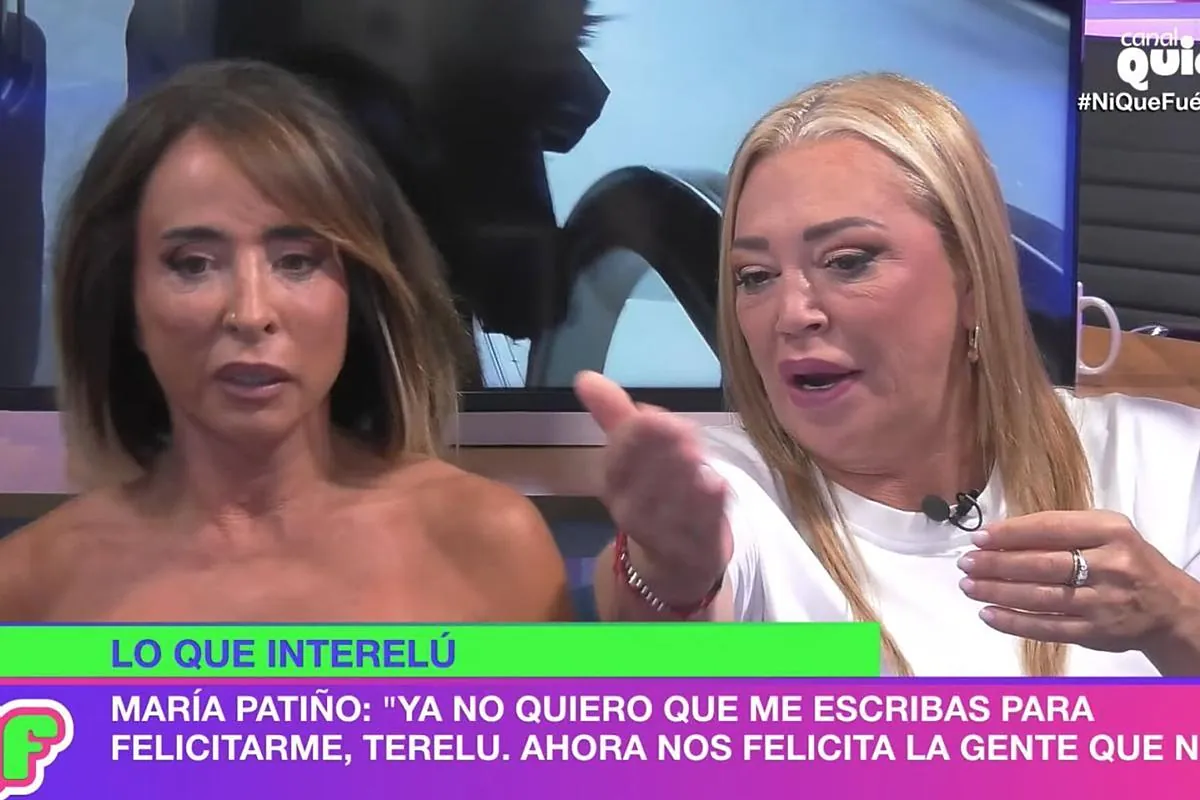 María Patiño y Belén Esteban en un evento