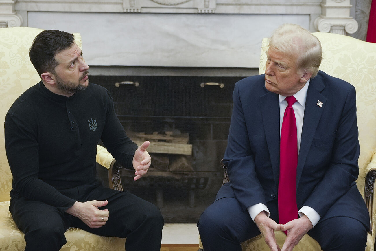 Las imágenes del tenso encuentro entre Trump y Zelenski en el Despacho ...