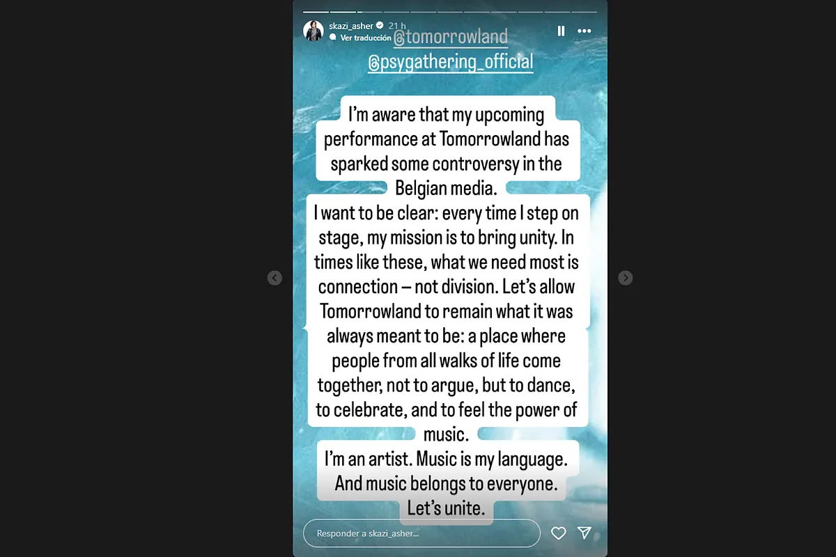 El DJ israelí Skazi cancela su actuación en Tomorrowland por "razones de seguridad"