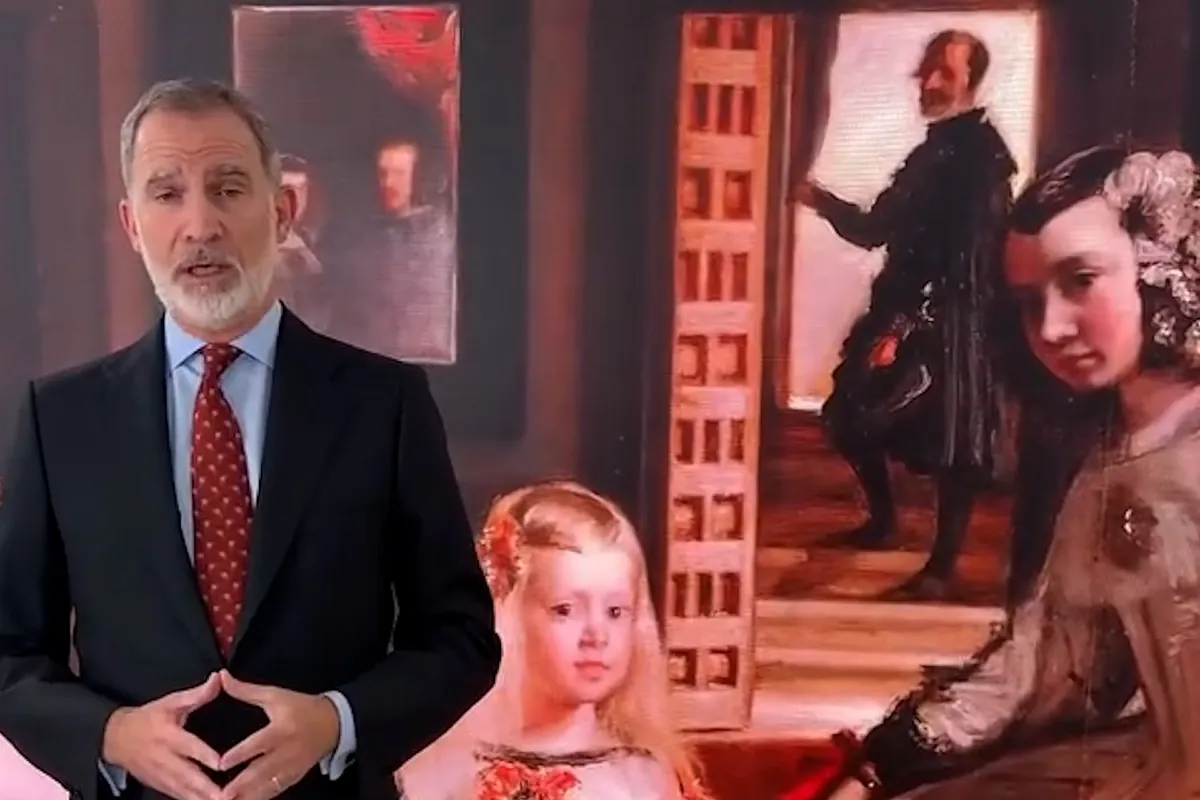 Felipe VI se convierte en historiador por un día y explica el cuadro de Las Meninas de Velázquez