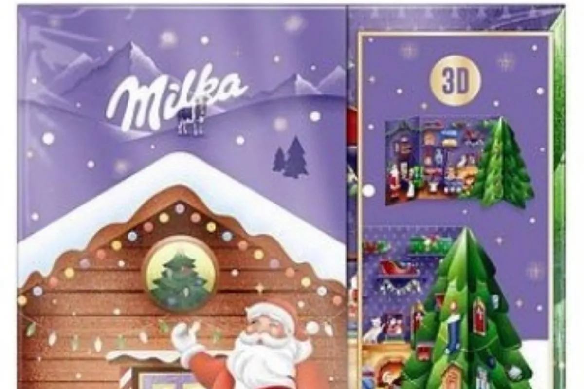 Alertan sobre un calendario de Adviento de Milka con alimentos alérgenos sin etiquetar en español