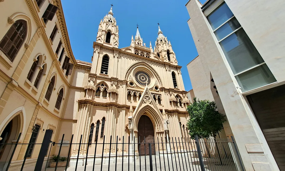 Esta iglesia de Málaga es una joya neogótica y, aunque está en pleno centro, poca gente la conoce