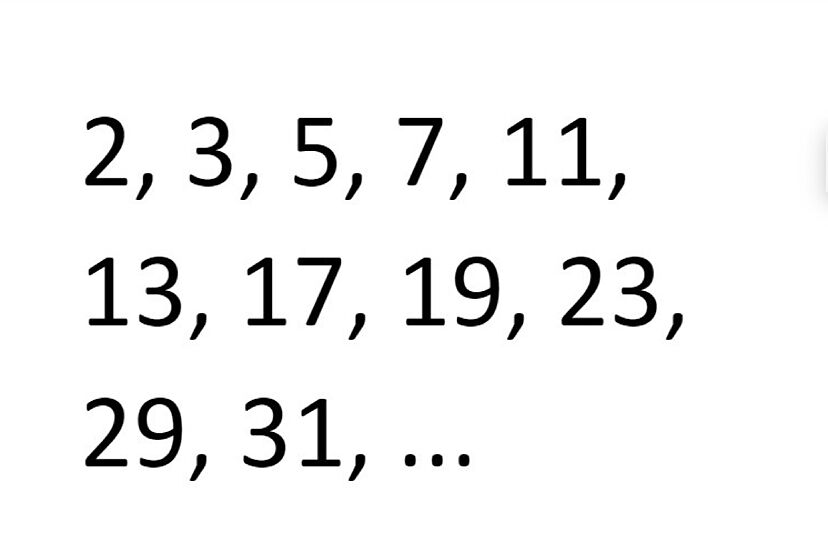 lista de numeros primos