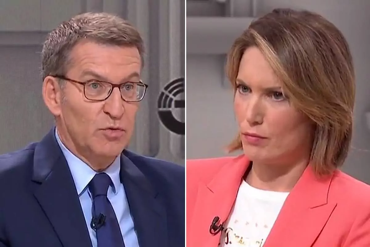 Tenso rifirrafe entre Silvia Intxaurrondo y Núñez Feijóo: "Le pido que  rectifique" | Televisión