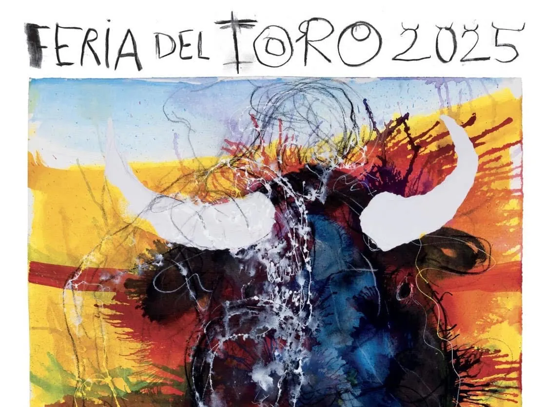 Miquel Barceló pinta el cartel de la Feria del Toro de San Fermín 2025:  Es un honor para Pamplona 