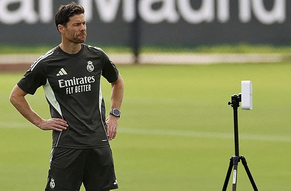 Xabi Alonso 'ficha' tecnología para su Madrid: dron en el entrenamiento, analistas de Big Data, cámaras térmicas...