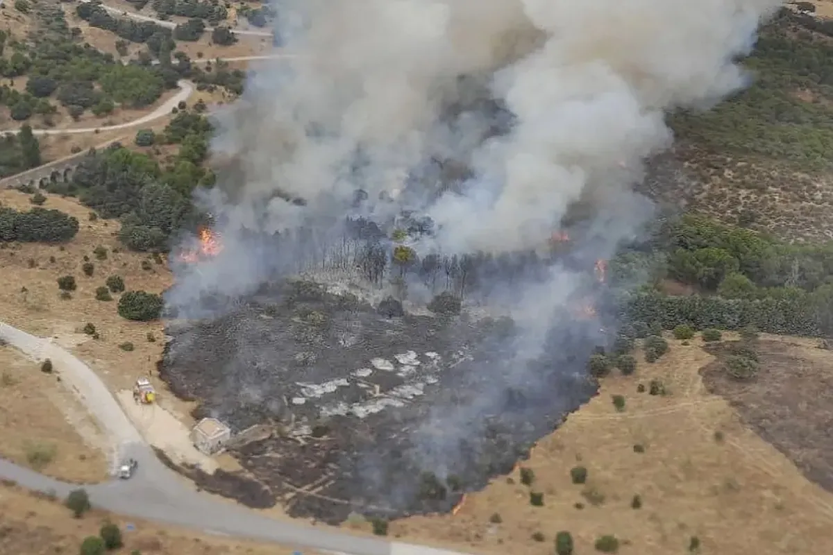 Nuevo incendio en Colmenar Viejo cerca de donde se originó el fuego de Tres Cantos