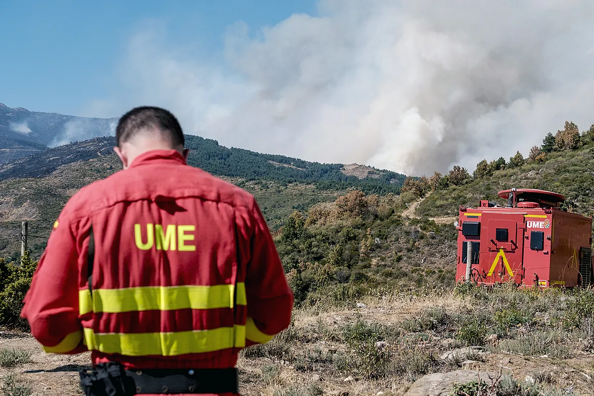Pealba de la Sierra yangında, 2.000 hektar kalsine edilmiş 30'dan fazla medya çalışması
