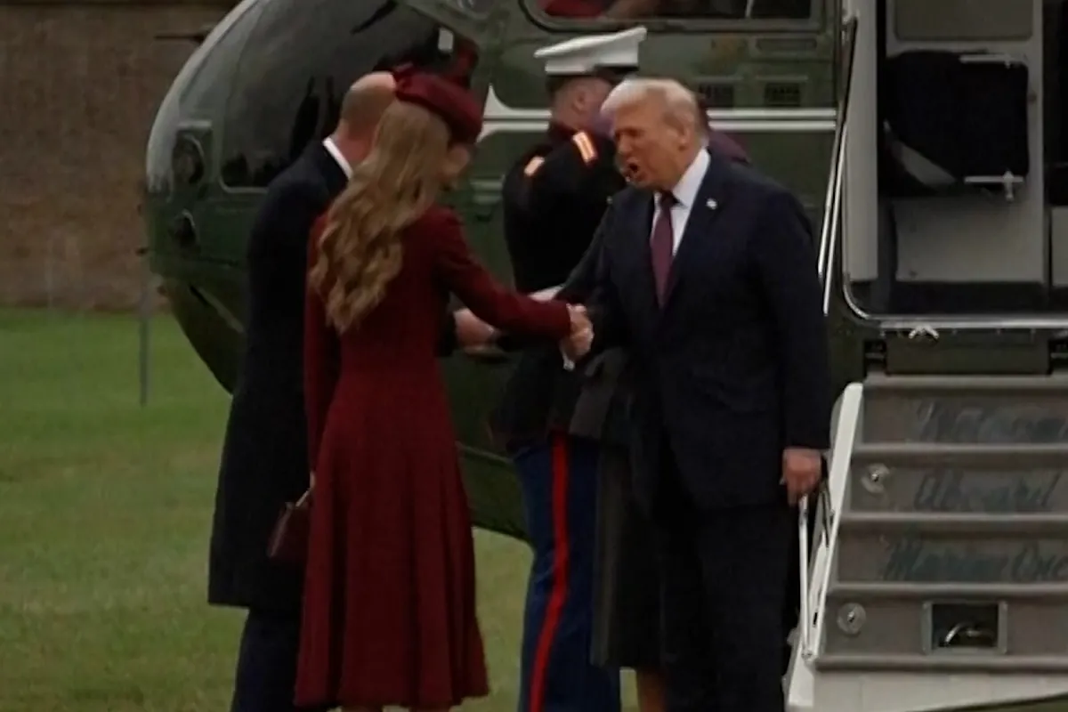 El piropo de Trump a Kate Middelton tras llegar al Castillo de Windsor