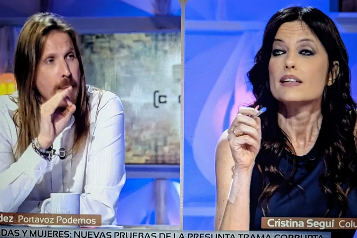 Cristina Seguí monta un esperpento en Código 10 y denuncia haber sido expulsada Mediaset:  ¡Que te calles ya! 