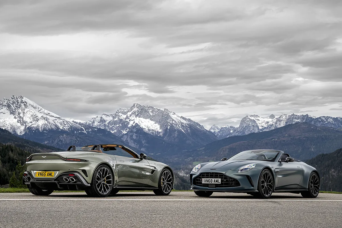 Al volante del Aston Martin Vantage Roadster: homenaje a 75 años de descapotables