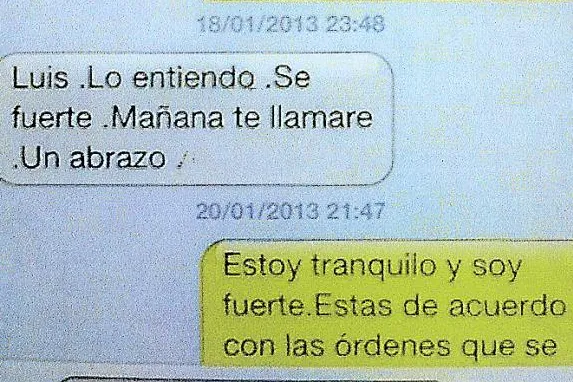 “Luis Strong” dan “Compi Yogi” e: ortaya çıkan diğer mesaj vakaları