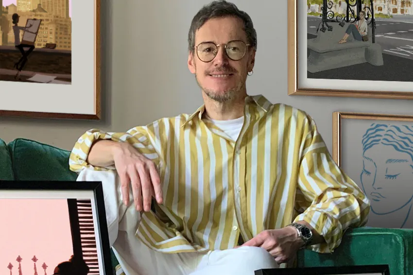 Qué fue de Jordi Labanda, el famoso ilustrador con talento, suerte y una gran paleta de colores que nunca ha enviado un Whatsapp